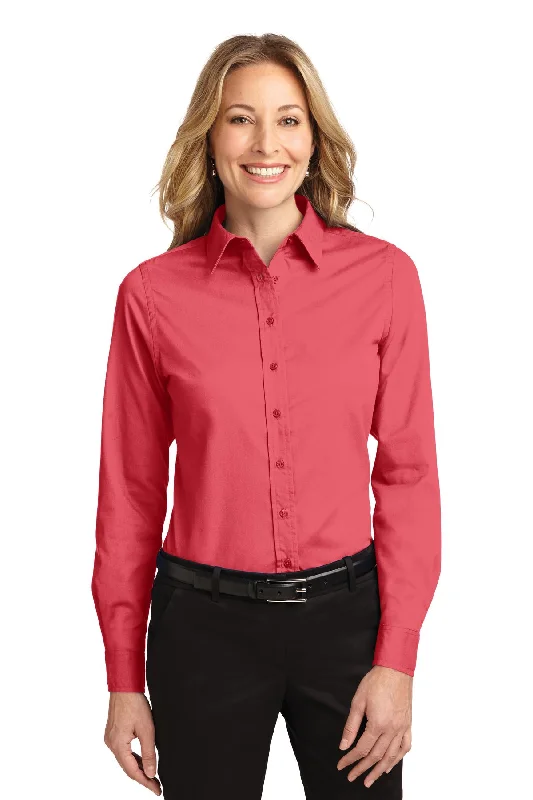 Port Authority Women's Long Sleeve Easy Care Shirt. L608 1 of 3 Classic Short Sleeve Tunic Port Authority Women's Long Sleeve Easy Care Shirt. L608 1 of 3 Classic Short Sleeve Tunic