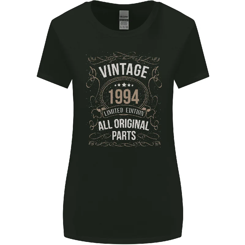 29th Birthday Limited Edition 1994 Womens Wider Cut T-Shirt Mesh Canvas Denim