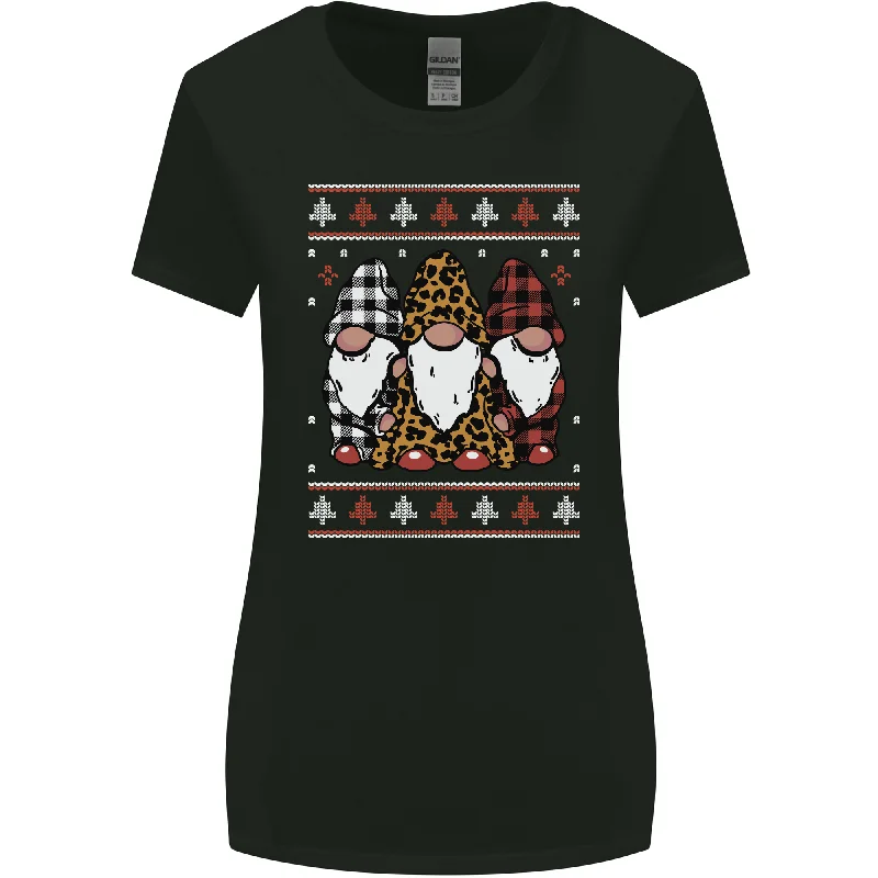 3 Christmas Gnomes Wearing Pajamas Xmas Womens Wider Cut T-Shirt Terry Blend Velvet Blend Canvas Blend 3 Christmas Gnomes Wearing Pajamas Xmas Womens Wider Cut T-Shirt Terry Blend Velvet Blend Canvas Blend