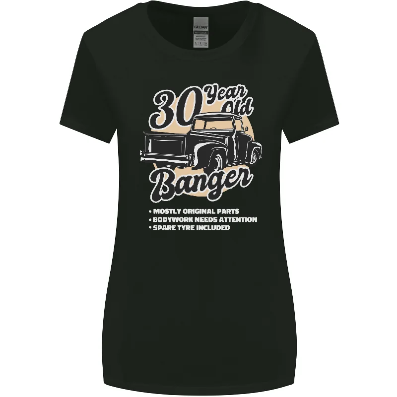 30 Year Old Banger Birthday 30th Year Old Womens Wider Cut T-Shirt Embroidered Appliqued Beaded 30 Year Old Banger Birthday 30th Year Old Womens Wider Cut T-Shirt Embroidered Appliqued Beaded
