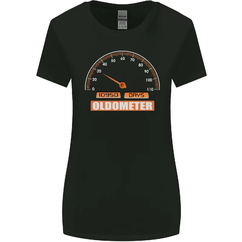 30th Birthday 30 Year Old Ageometer Funny Womens Wider Cut T-Shirt Collared Crew Neck Turtle Neck 30th Birthday 30 Year Old Ageometer Funny Womens Wider Cut T-Shirt Collared Crew Neck Turtle Neck