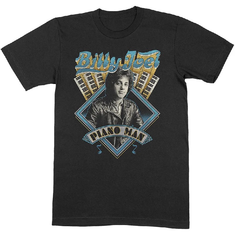 Billy Joel | Official Band T-Shirt | Piano Man Chenille Blend Fleece Blend Nylon Blend Billy Joel | Official Band T-Shirt | Piano Man Chenille Blend Fleece Blend Nylon Blend