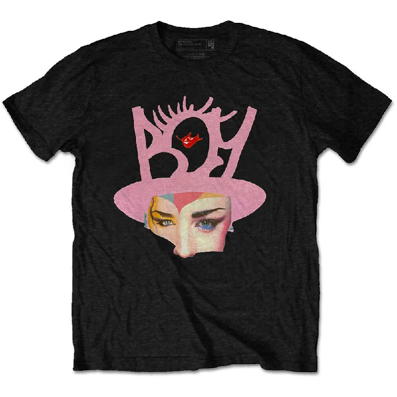 Boy George & Culture Club | Official Band T-Shirt | Collage Cotton Fabric Linen Fabric Terry Fabric Boy George & Culture Club | Official Band T-Shirt | Collage Cotton Fabric Linen Fabric Terry Fabric