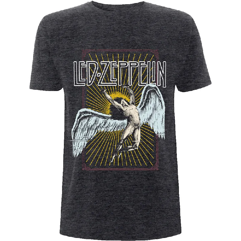 Led Zeppelin | Official Band T-Shirt | Icarus Knit Fabric Woven Fabric Fleece Fabric Led Zeppelin | Official Band T-Shirt | Icarus Knit Fabric Woven Fabric Fleece Fabric