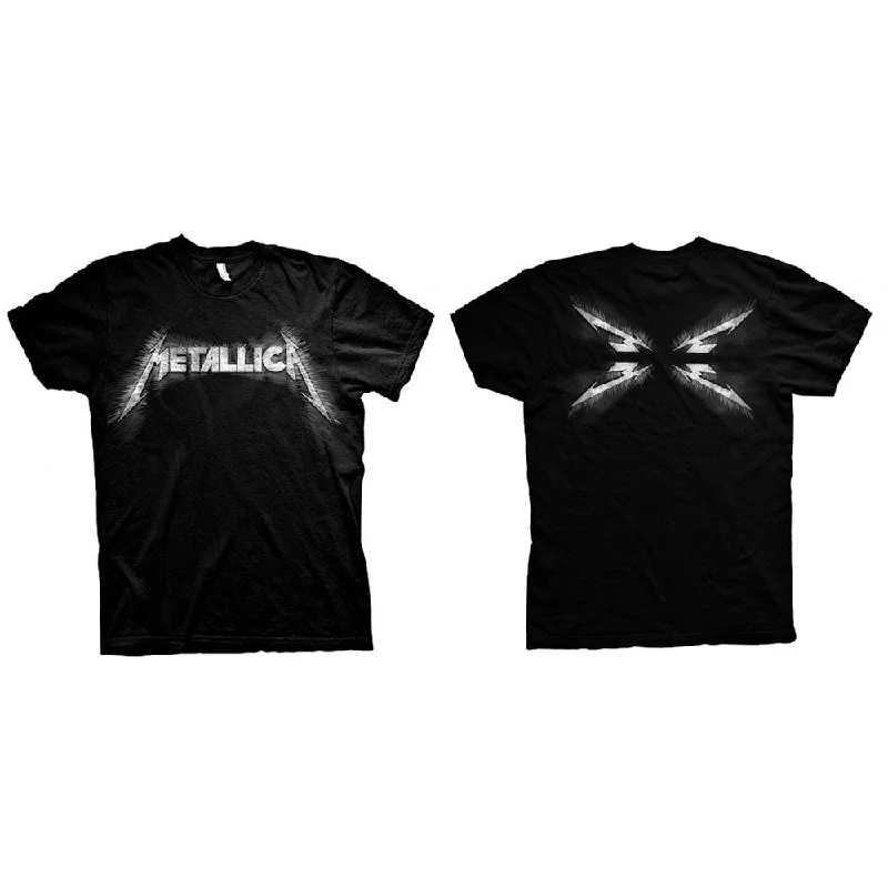 Metallica | Official Band T-Shirt | Spiked (Back Print) Terry Blend Velvet Blend Canvas Blend Metallica | Official Band T-Shirt | Spiked (Back Print) Terry Blend Velvet Blend Canvas Blend
