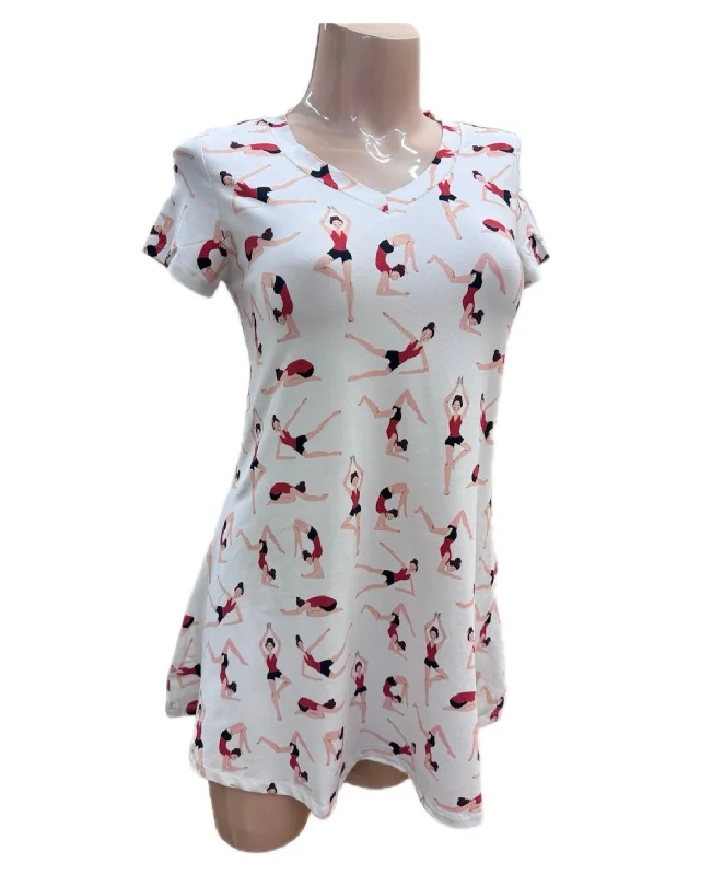 Miss Lulo Yoga Mini Dress Fashionable Button-Front Mini Dress