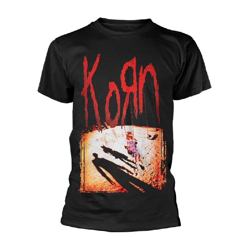Korn Unisex T-shirt: Korn Striped Floral Plaid