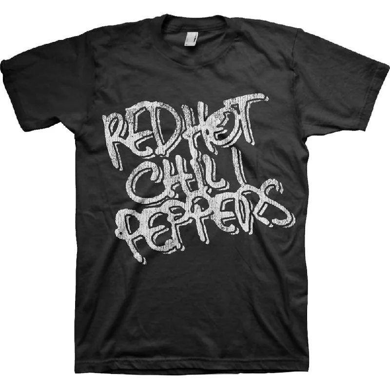 Red Hot Chili Peppers | Official Band T-Shirt | & White Logo Mesh Blend Leather Blend Suede Blend Red Hot Chili Peppers | Official Band T-Shirt | & White Logo Mesh Blend Leather Blend Suede Blend