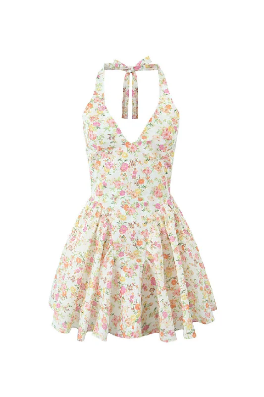 Sexy Halter Neck Sleeveless Drop Waist Ruffle Beach Vacation Micro Mini Dress Modern Satin Mini Dress Sexy Halter Neck Sleeveless Drop Waist Ruffle Beach Vacation Micro Mini Dress Modern Satin Mini Dress