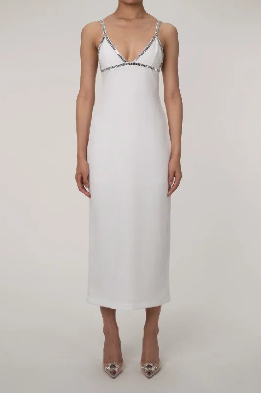 Sparkly Crystal Spaghetti Strap V Neck Split Bodycon Cocktail Slip Midi Dress Stylish Cold Shoulder Midi Dress Sparkly Crystal Spaghetti Strap V Neck Split Bodycon Cocktail Slip Midi Dress Stylish Cold Shoulder Midi Dress