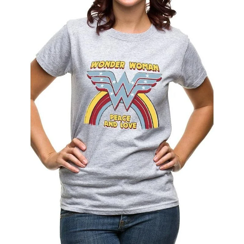 Wonder Woman Rainbow Vintage Unisex T-Shirt Peace WW84 Adult Lace Blend Ribbed Blend Corduroy Blend Wonder Woman Rainbow Vintage Unisex T-Shirt Peace WW84 Adult Lace Blend Ribbed Blend Corduroy Blend