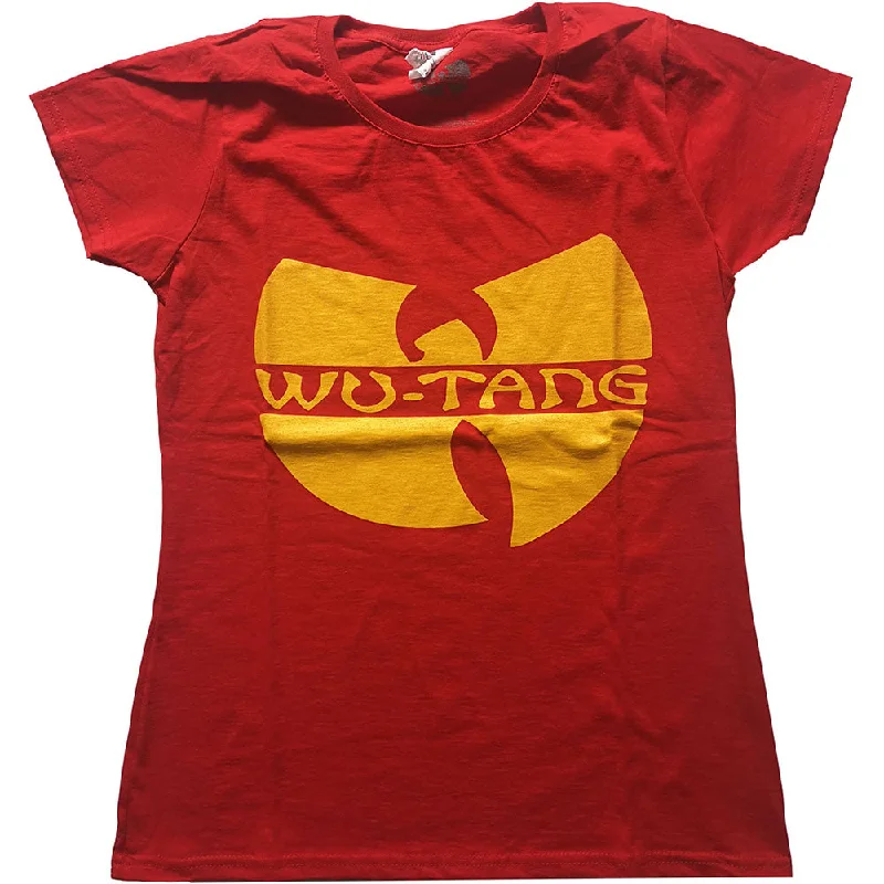 Wu-Tang Clan Ladies T-Shirt: Logo Plaid T-Shirt Polka Dot Checkered
