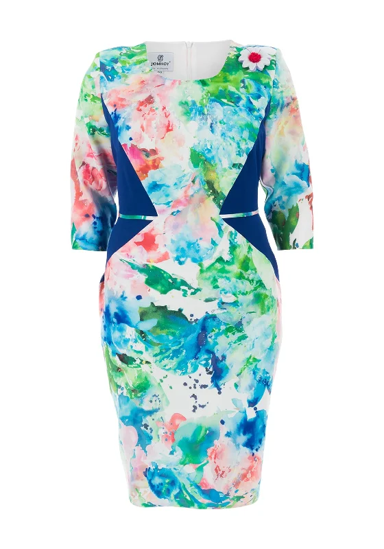 Jomhoy Victoria Abstract Print Dress, Multi
