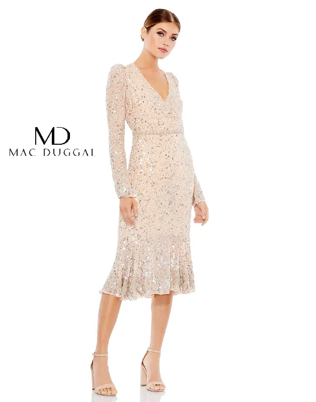 Mac Duggal 10740 Short Mother of the Bride Dress