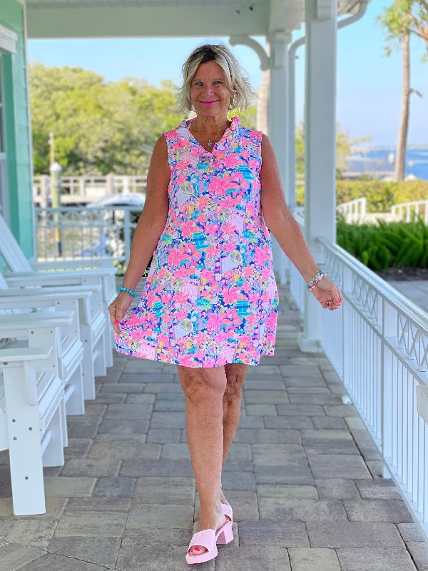 PICKLEBALL RUFFLE DRESS