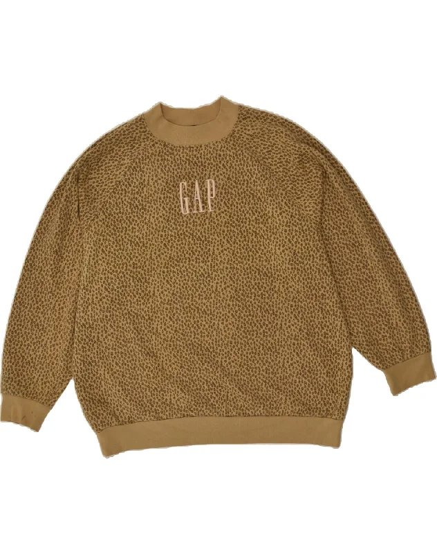 GAP Womens Graphic Oversized Sweatshirt Jumper UK 10 Small Beige Hooded Sweatshirt Casual Wear Street Style GAP Womens Graphic Oversized Sweatshirt Jumper UK 10 Small Beige Hooded Sweatshirt Casual Wear Street Style