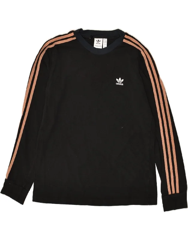 ADIDAS Womens Sweatshirt Jumper UK 14 Medium Black Cotton Hoodie with Pastel Soft Subtle ADIDAS Womens Sweatshirt Jumper UK 14 Medium Black Cotton Hoodie with Pastel Soft Subtle