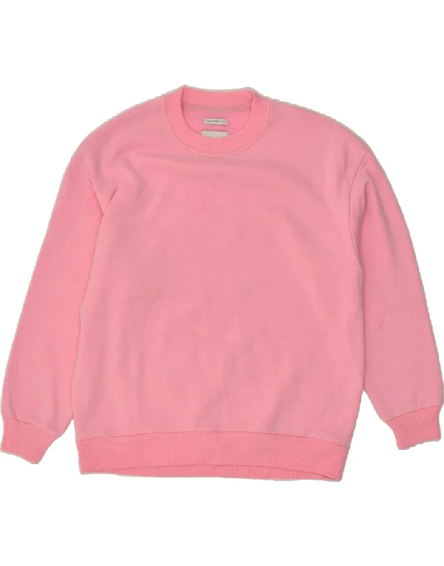 AMERICAN EAGLE Womens Sweatshirt Jumper UK 6 XS Pink Cotton Hoodie with Drawstring Waist Adjustable Fitted AMERICAN EAGLE Womens Sweatshirt Jumper UK 6 XS Pink Cotton Hoodie with Drawstring Waist Adjustable Fitted