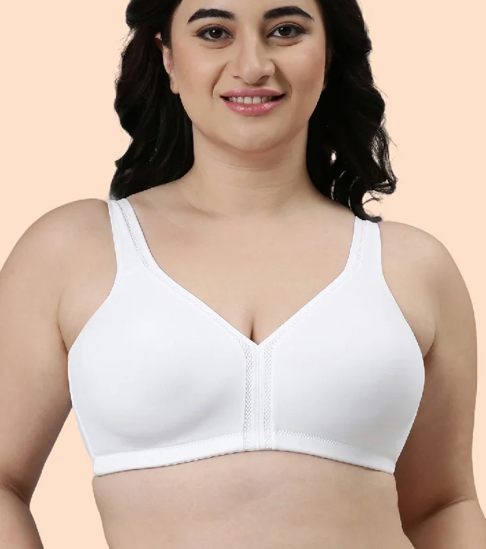 Plush Comfort Side Support Bra Wireless Lace Bra