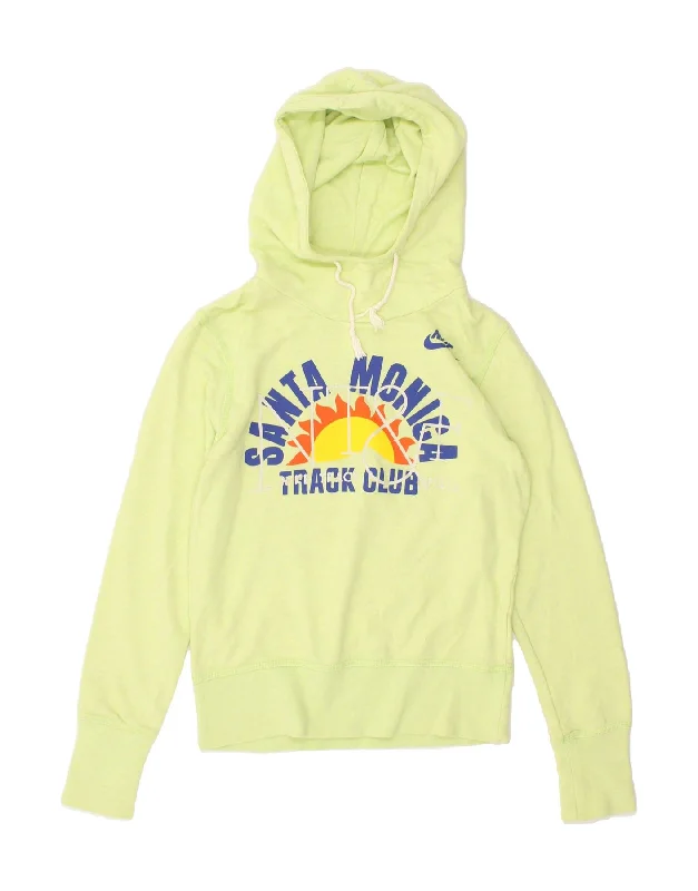 NIKE Womens sportswear Graphic Hoodie Jumper UK 10 Small Green Cotton Hoodie with Illustration Artistic Creative NIKE Womens sportswear Graphic Hoodie Jumper UK 10 Small Green Cotton Hoodie with Illustration Artistic Creative