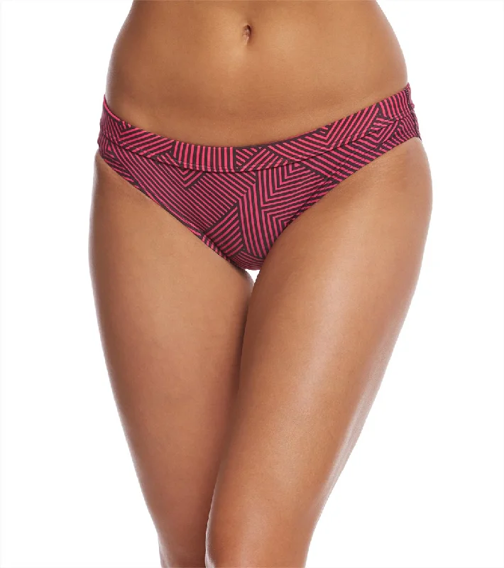 Sporti Active Chevron Hipster Workout Bikini Swim Bottom Black/Pink Full Coverage Swimsuit Sporti Active Chevron Hipster Workout Bikini Swim Bottom Black/Pink Full Coverage Swimsuit