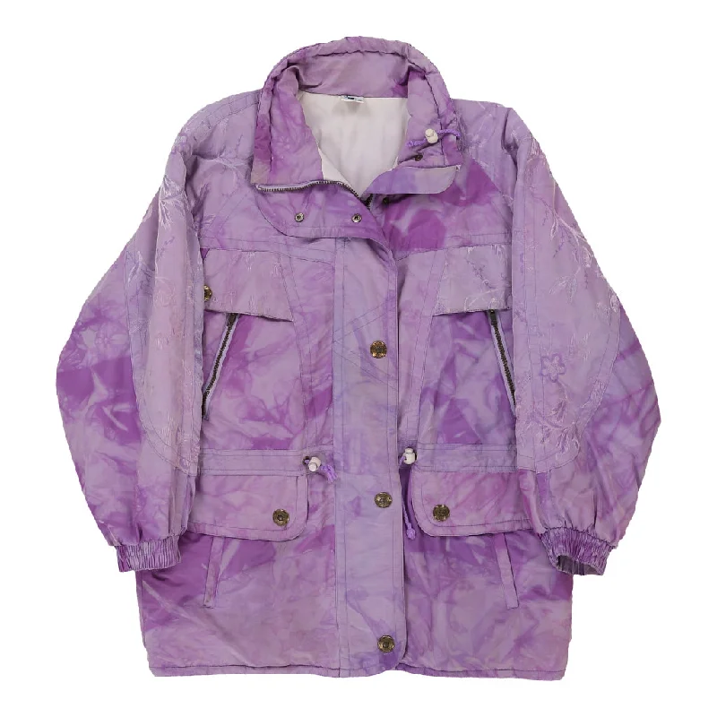 C&A Tie-Dye Jacket - Large Purple Polyester Blend Fleece Fabric Down Fabric Feather Fabric C&A Tie-Dye Jacket - Large Purple Polyester Blend Fleece Fabric Down Fabric Feather Fabric