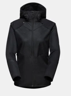 Mammut - Women's Ultimate VI SO Hooded Jacket Snapped Jacket Toggled Jacket Drawstring Jacket Mammut - Women's Ultimate VI SO Hooded Jacket Snapped Jacket Toggled Jacket Drawstring Jacket