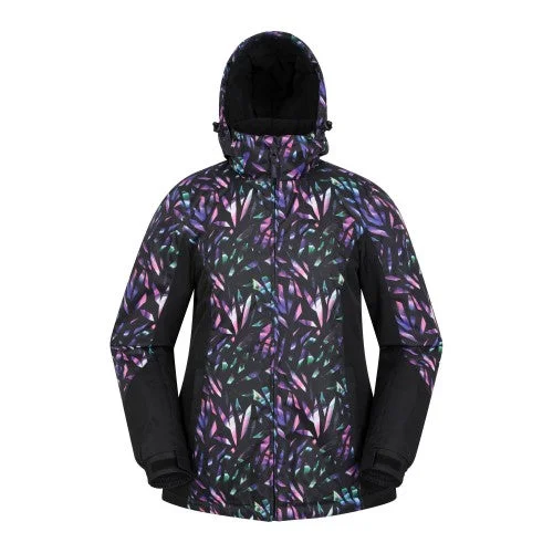 Mountain Warehouse Womens/Ladies Dawn II Kaleidoscope Ski Jacket Lace Jacket Ribbed Jacket Sequined Jacket Mountain Warehouse Womens/Ladies Dawn II Kaleidoscope Ski Jacket Lace Jacket Ribbed Jacket Sequined Jacket