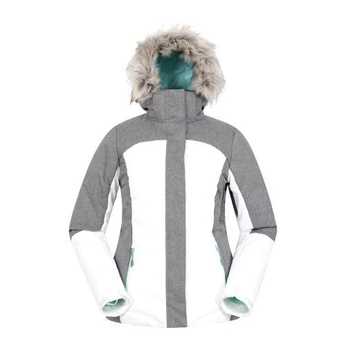 Mountain Warehouse Womens/Ladies Pyrenees II Padded Ski Jacket Zip Front Button Front Snap Front Mountain Warehouse Womens/Ladies Pyrenees II Padded Ski Jacket Zip Front Button Front Snap Front