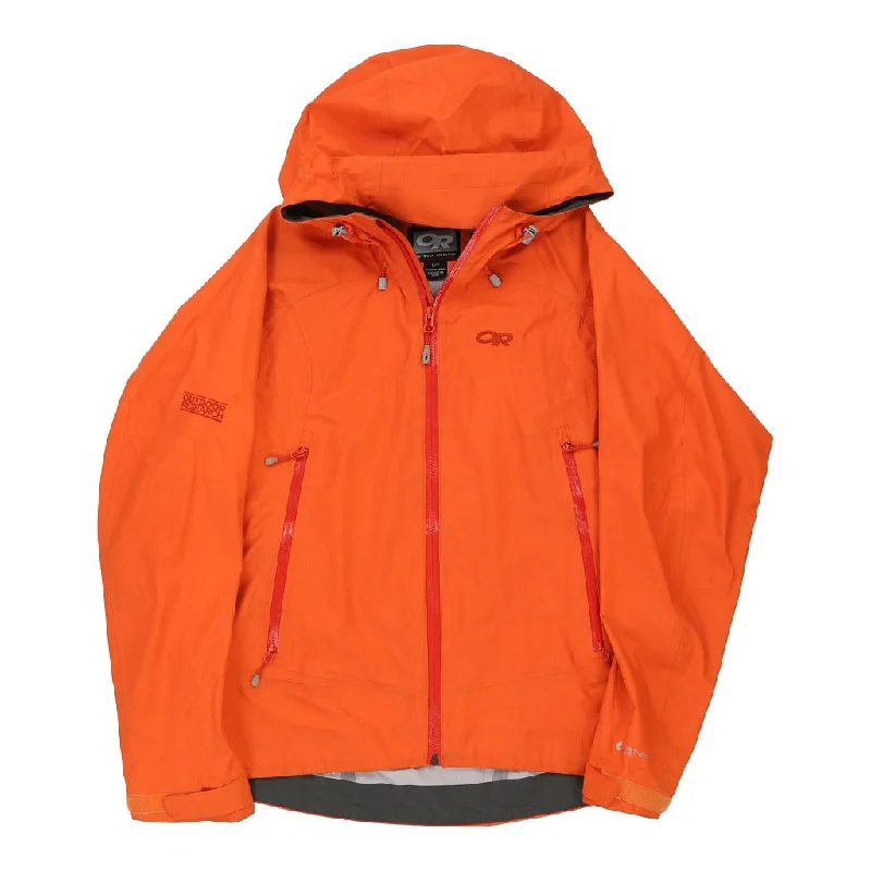 Outdoor Research Jacket - Small Orange Polyester Ribbed Jacket Pleated Jacket Ruffled Jacket Outdoor Research Jacket - Small Orange Polyester Ribbed Jacket Pleated Jacket Ruffled Jacket