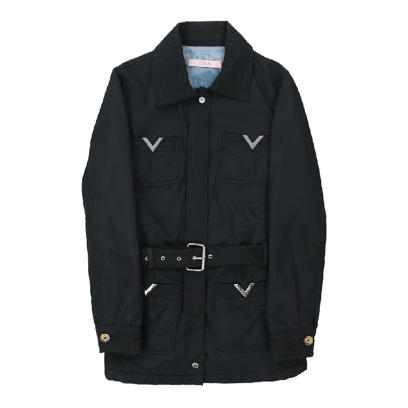 R.E.D Valentino Jacket - Medium Navy Polyester Blend Chenille Jacket Brocade Jacket Lace Jacket R.E.D Valentino Jacket - Medium Navy Polyester Blend Chenille Jacket Brocade Jacket Lace Jacket
