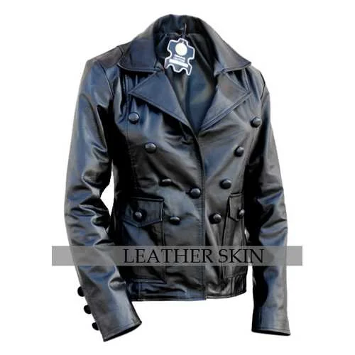 Black Punk Women Leather Jacket One-Shoulder Jacket Off-the-Shoulder Jacket Asymmetrical Jacket Black Punk Women Leather Jacket One-Shoulder Jacket Off-the-Shoulder Jacket Asymmetrical Jacket