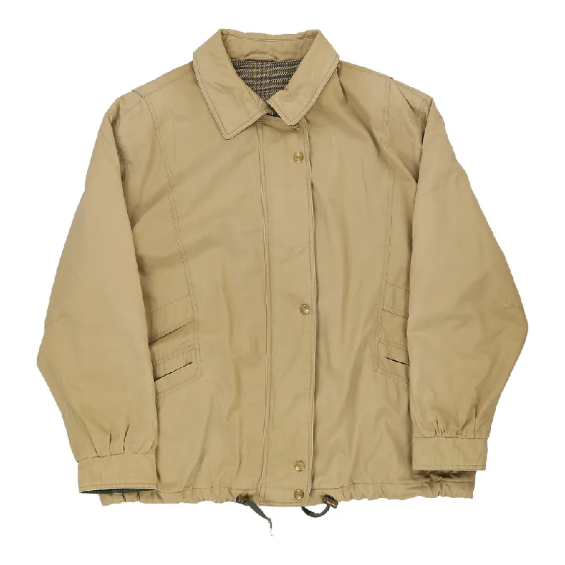 Unbranded Jacket - Large Beige Cotton Mesh Jacket Canvas Jacket Denim Jacket