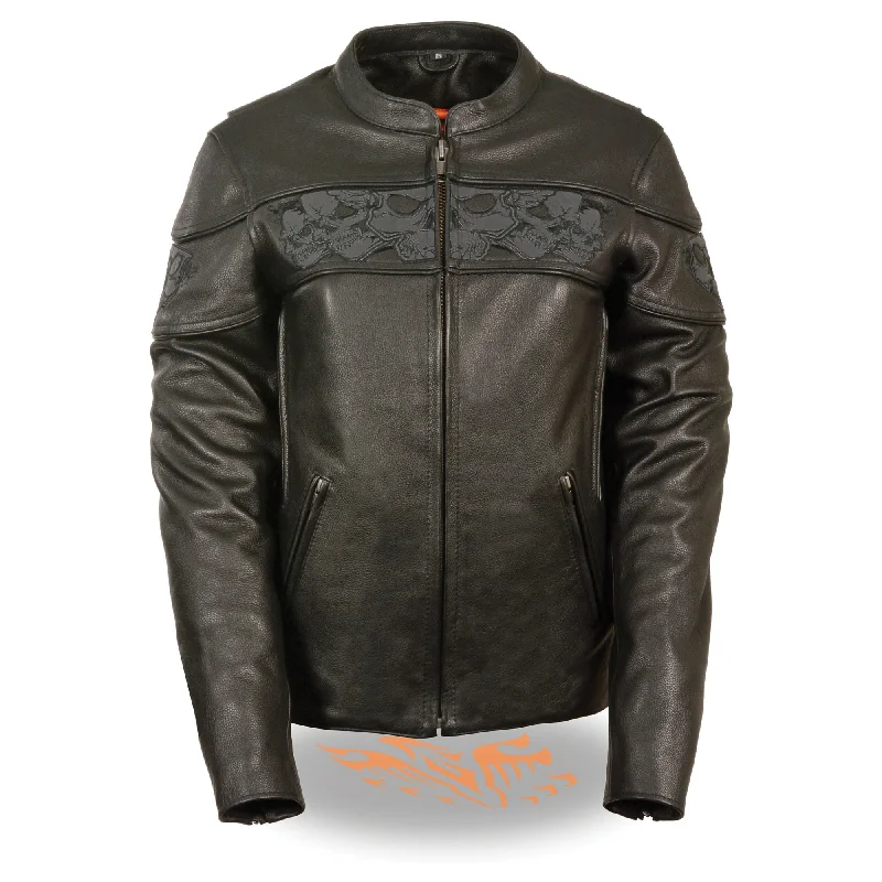 Women's Crossover Scooter Jacket w/ Reflective Skulls Appliqued Jacket Beaded Jacket Sequined Jacket Women's Crossover Scooter Jacket w/ Reflective Skulls Appliqued Jacket Beaded Jacket Sequined Jacket