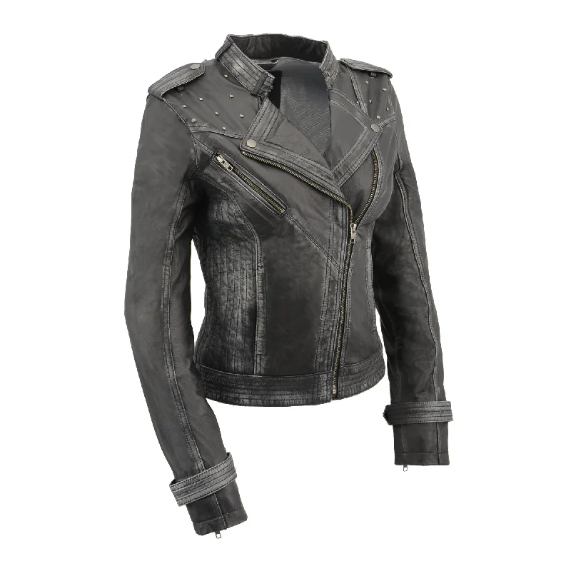 Womens Sheepskin Asymmetrical Moto Jacket w/ Studding Plaid Jacket Tartan Jacket Houndstooth Jacket Womens Sheepskin Asymmetrical Moto Jacket w/ Studding Plaid Jacket Tartan Jacket Houndstooth Jacket