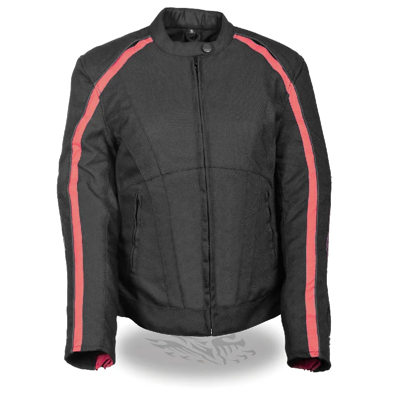 Women's Textile Jacket w/ Stud & Wings Detailing Ribbed Jacket Pleated Jacket Ruffled Jacket Women's Textile Jacket w/ Stud & Wings Detailing Ribbed Jacket Pleated Jacket Ruffled Jacket