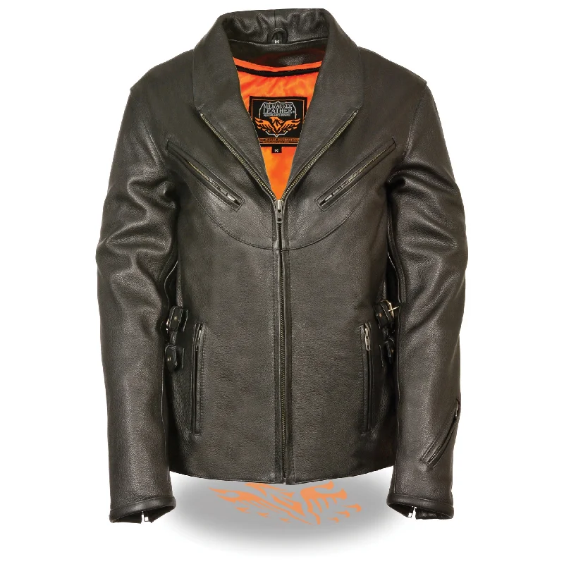 Women's Updated Vented Jacket w/ Side Buckles Embroidered Jacket Appliqued Jacket Beaded Jacket Women's Updated Vented Jacket w/ Side Buckles Embroidered Jacket Appliqued Jacket Beaded Jacket