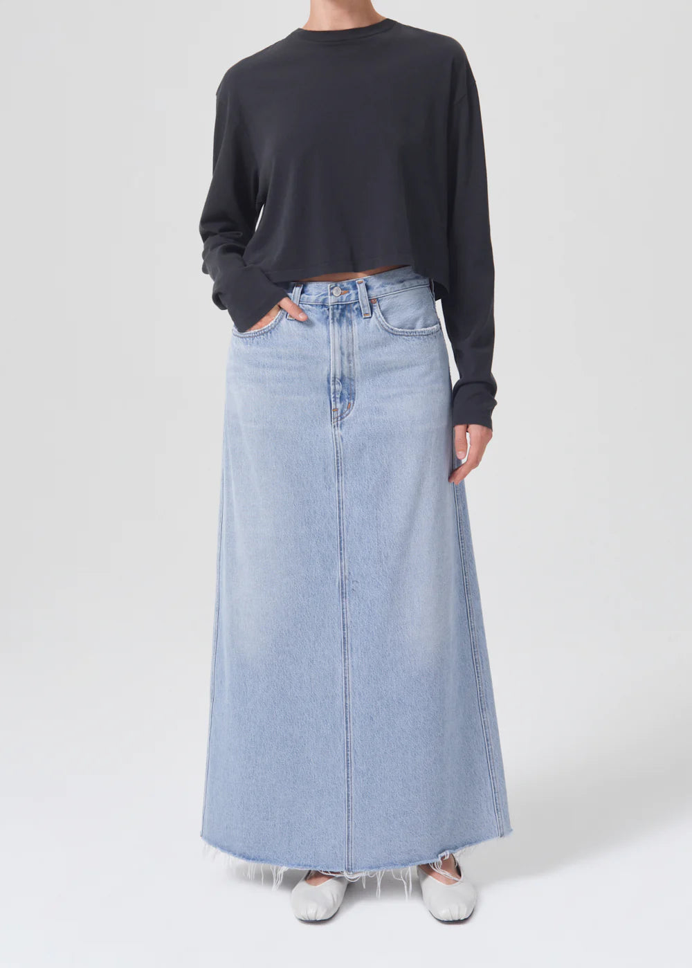Agolde Hilla Skirt wool skirt warm