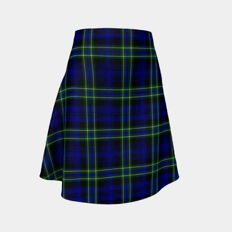 Arbuthnot Modern Tartan Flared Skirt maxi skirt elegant